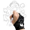 XPPen ACG15 Drawing Gloves for Drawing and Pen Reduces and Convenient Two-Finger Tablets, Tablets, Tablets, Friction, Ambidextrous, Unisex,