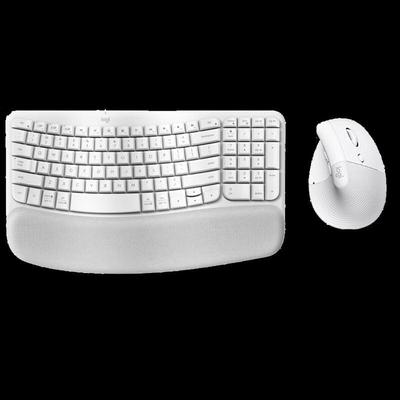 Logitech Эргономичный комплект клавиатуры и мыши Wave Keys + Lift
