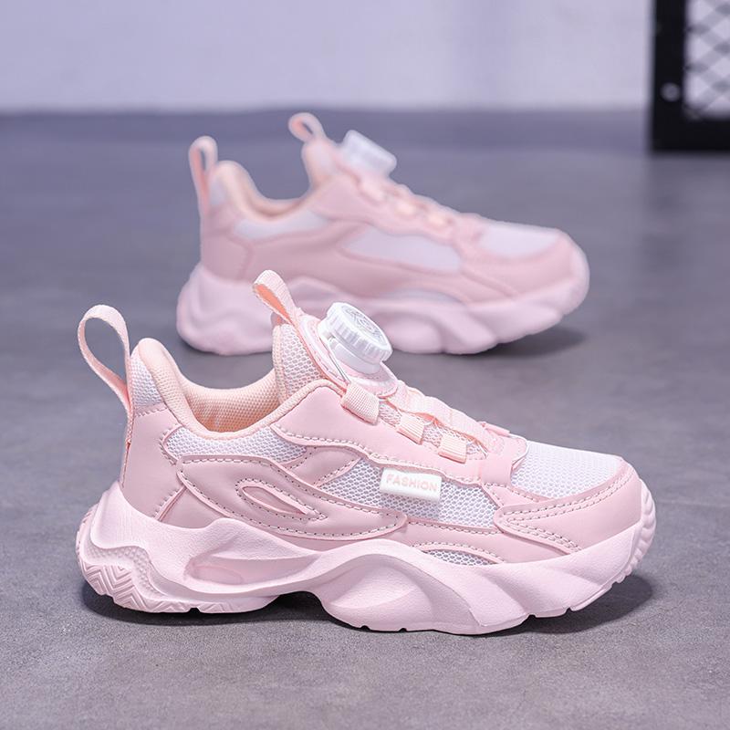 Детские трендовые удобные кроссовки для бега на мягкой подошве, студенческие модные повседневные дышащие спортивные кроссовки для мальчиков и девочек