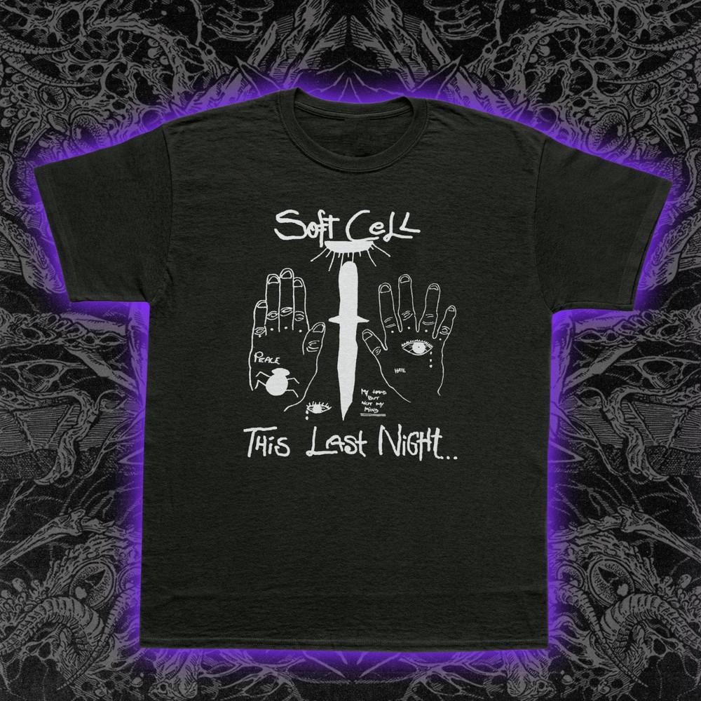 Soft Cell This Last Night In Sodom Synth Pop Dark Wave Music Tee S-5XL