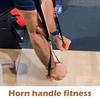 Muscle Building Fitness Handle Horn Shape Pull Up Handles Fitness Tranining Grip  Home Workout