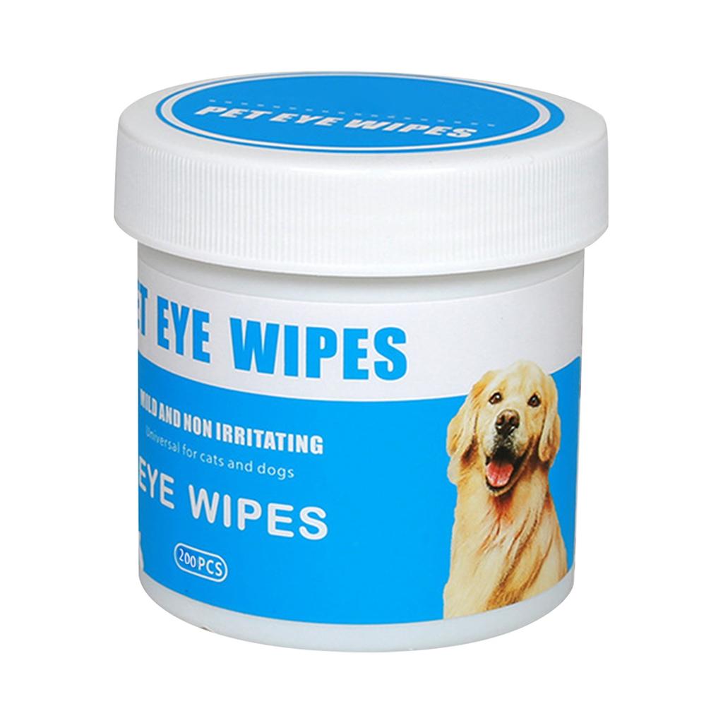 Dog Eye Wipes 200 Tablets Pack, Eye Cleaner For Dogs And Cats, Pet Tear Stain Removal Wipes, Dog Eye Cleaning Wipes, Eye Cleaning Pads, Odorless260ml