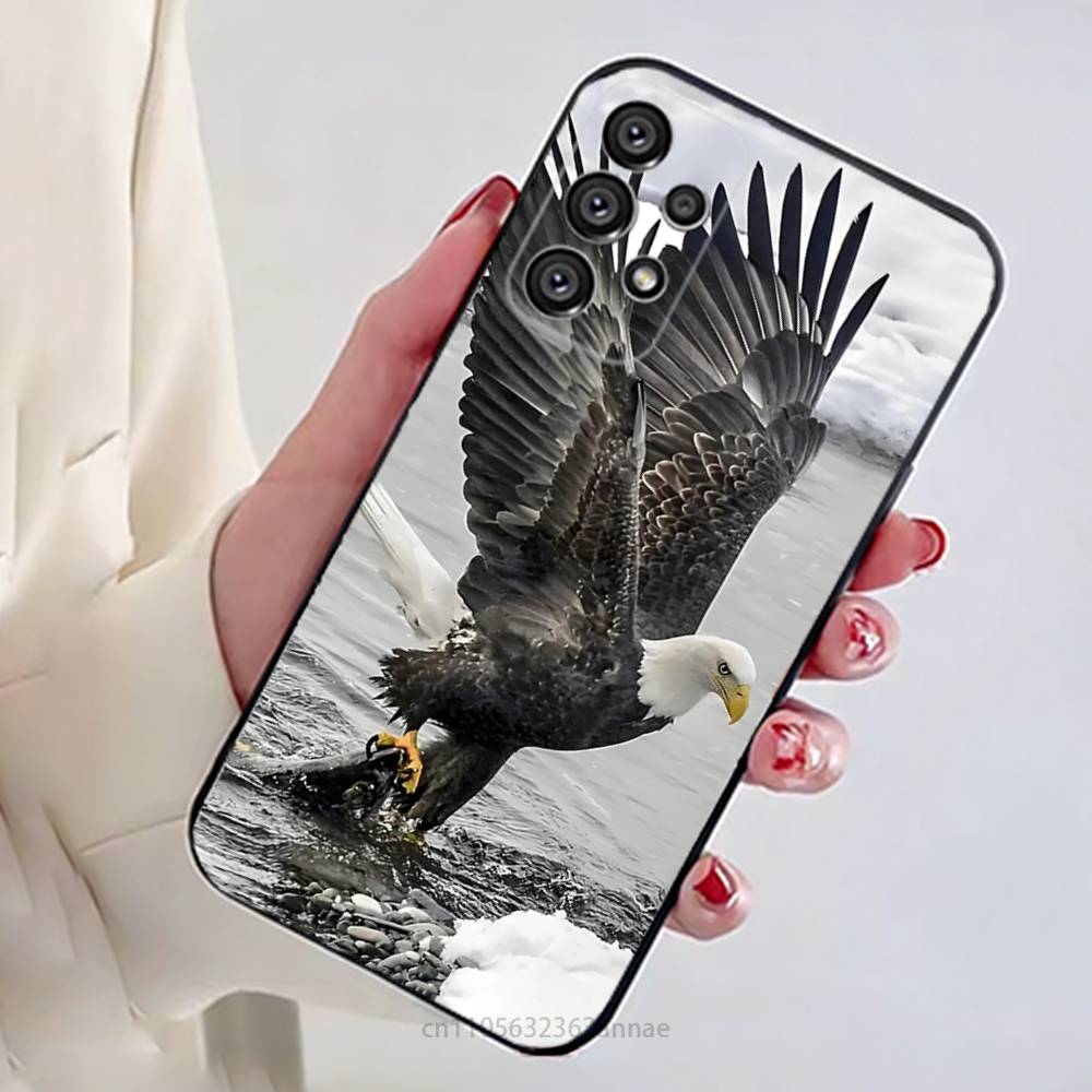 Крутой чехол для телефона с изображением орла для Samsung Galaxy A54, 34, 24, 73, 53, 52, 52S, 04S, 04E, A72