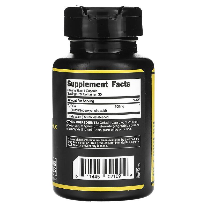TUDCA, 500 mg, 30 Capsules
