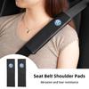 CUP1 Car Seat Belt Cover Safety Belt Two-colour Splicing Shoulder Protection Pads For VW Tiguan CC Jetta Polo Passat T-ROC Touareg