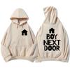 Уличная одежда унисекс Boys Band BOYNEXTDOOR Толстовки с капюшоном корейская мода Sudaderas Hombre Графический принт Толстовка Зимний топ