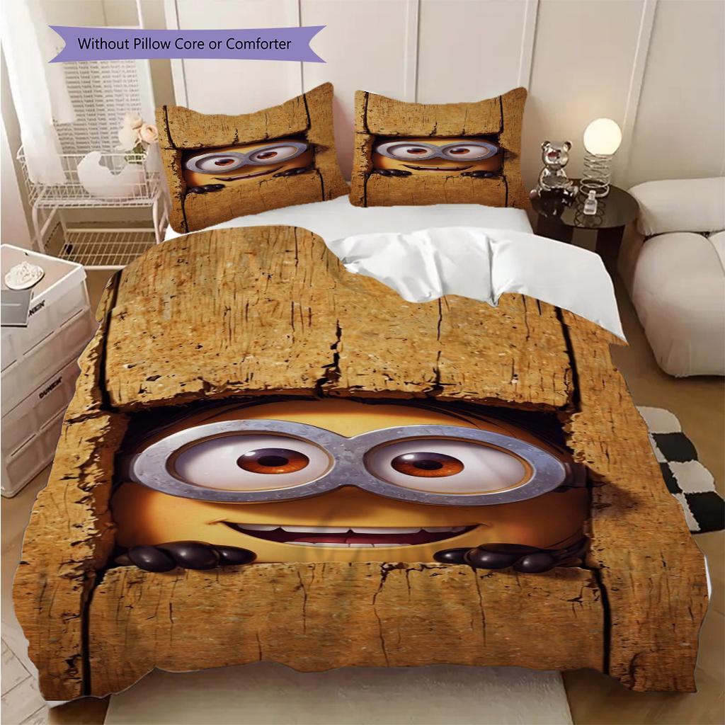 Minions Sky Adventure Bedding 1 Duvet Cover 2 Pillowcase Without Core Duvet Cover And Pillowcase Bedding Set Soft And Comfortable
