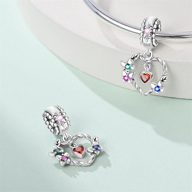 New Copper Romantic Love Theme Series Charm For 3Mm Original Bracelet Necklace Women Luxury Diy Holiday Jewelry Gift