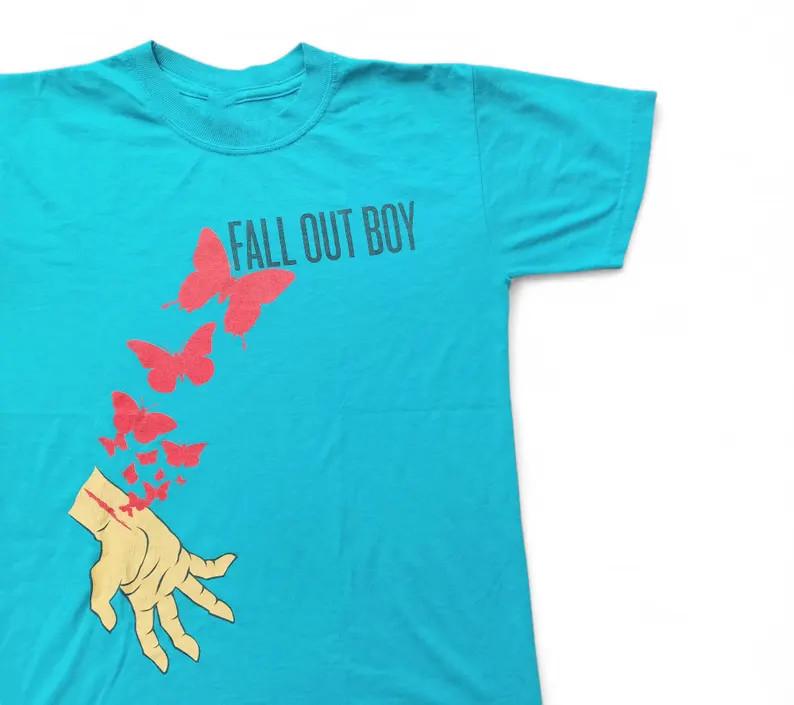 Vintage 2000's Fall Out Boy Band Cotton Unisex T-shirt S-5XL US341 Unisex T-Shirt