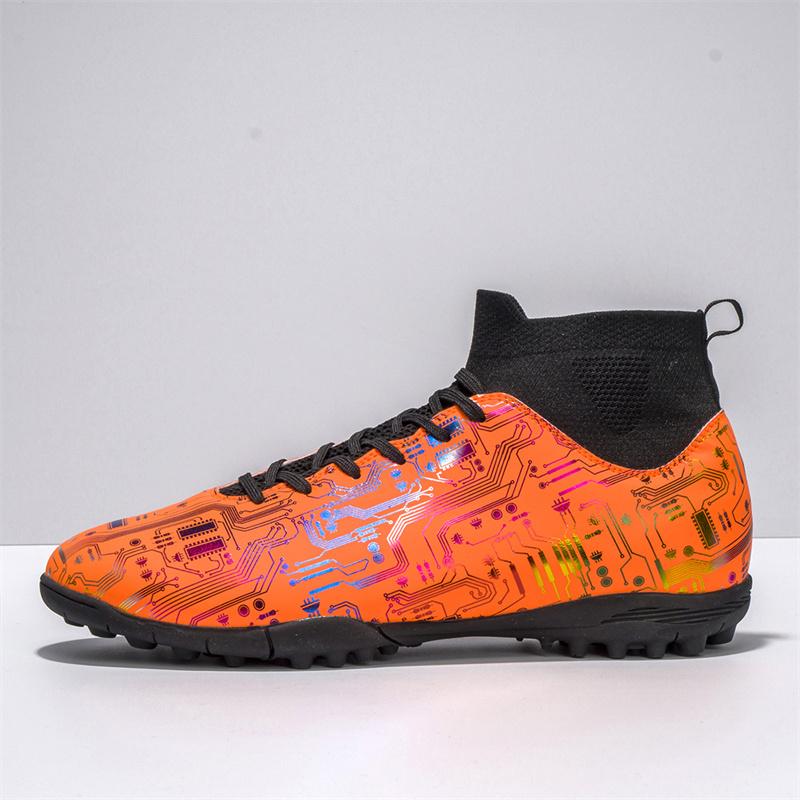 Fashion Men's Football Shoes Training Football Boots Non-slip Game Training Student Shoes Large Size Recreational Sports Men