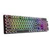 Redragon K710 Беспроводная игровая синяя круглая RGB механическая английская ретро-стиль клавиатура, переключатели, 2,4 ГГц/BT/USB-C проводная, клавиши в стиле пишущей машинки,