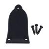 Guitar Truss Rod Cover Plastic 3 Hole Electric Guitar Truss Rod Cover Plate for Practice GR47 Black