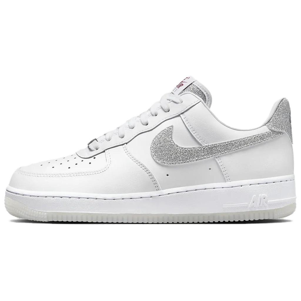 Nike Air Force 1 07 LX Glitter Swoosh Women Sneakers White Cool-Grey Multi-Color HQ3461-191