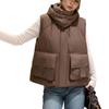 Womens Vests Fall Fashion Jackets Puffy Outfits Trendy Sleeveless Coats Outerwear Winter Clothes