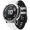 NotoCity Compatible with Fenix 6S Pro watchbans for Fenix 6S/Fenix 7S/Fenix 5S / 5S Plus/D2 Delta S Smartwatch (White-black)
