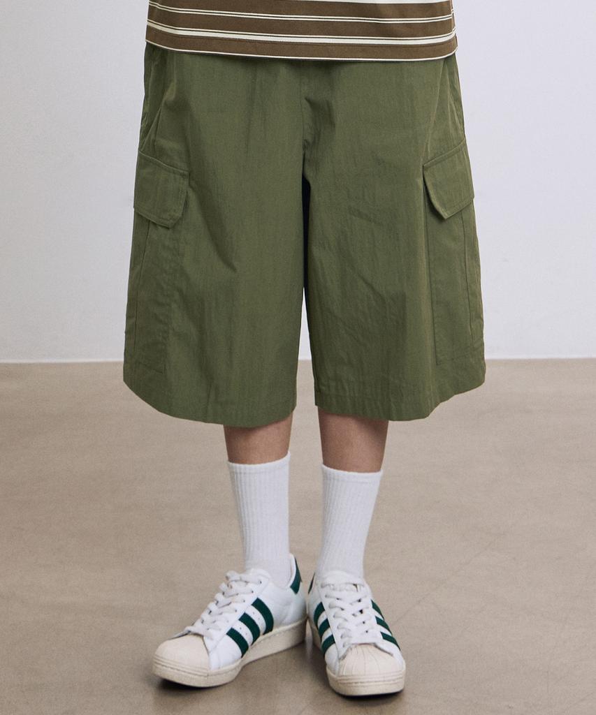 FILLUMINATE Banding Cargo Bermuda Shorts - Khaki
