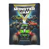 Плед Monster Jam Grave Digger Truck Шерстяной плед Домашний диван Печатный Мягкий Теплый Постельное белье