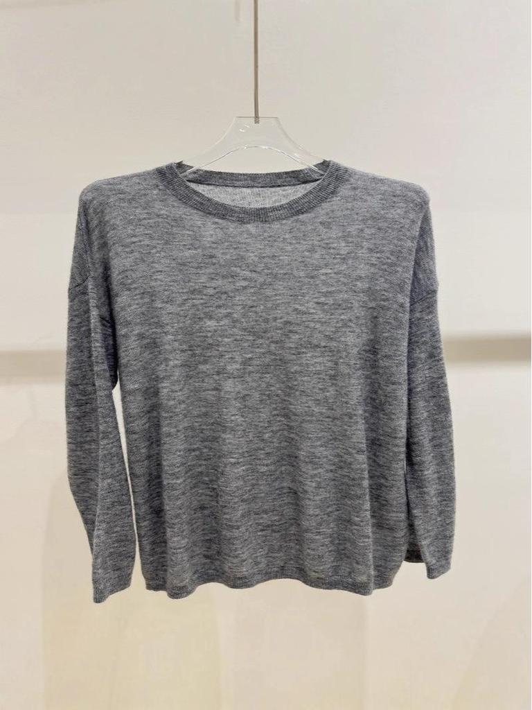 ROW Minimalist Cashmere Soft Knitted Sweater - 2025 Autumn/Winter Women's Versatile Base Layer