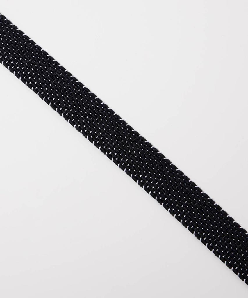 [Munsingwear] Ремень, Эластичная сетка, Растягивающийся крой, Сделано в Японии, Гольф, MG5FBL03M, Мужской, BK00 (черный) F