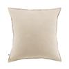 Taie D'oreiller - Candice - 63 X 63 Cm - Flanelle - Sable - OEKO-TEX