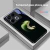 Черный Яблочный Камень Для Infinix Note 40 4G 30i 12 G96 Smart 8 Hot 9 Play 10 11S 12 20i 50 Pro Plus 5G Чехол для телефона из закаленного стекла