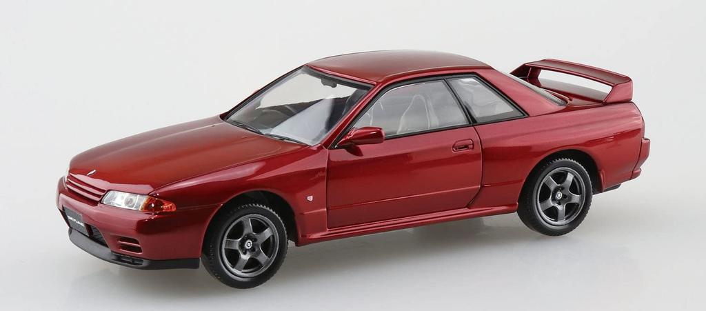 Aoshima Bunka Kyozai Серия The Snap Kit Nissan R32 Skyline Красный жемчуг Пластиковая модель (АОСИМА) 1/32 GT-R Предварительно окрашенный 14-E