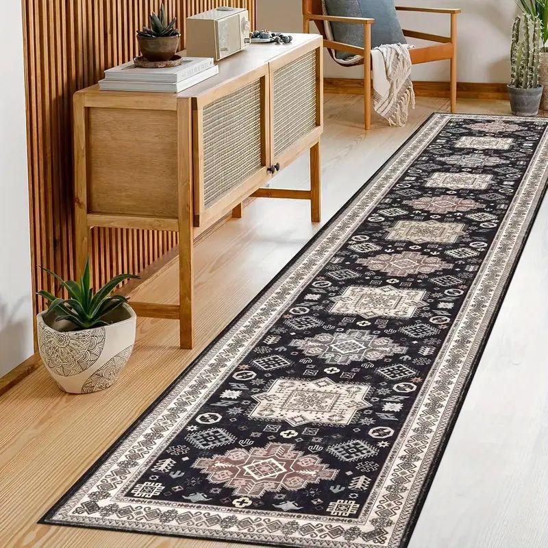 Ковровая дорожка для прихожей, противоскользящая полоса, ковер для гостиной, входной коврик, винтажный коридор, кухонный коврик, домашний декор