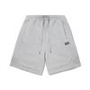 Li Ning Solid Color Mid Waist Drawstring Breathable Loose Versatile Casual Shorts Men Shorts Flower-Gray AKSV549-3