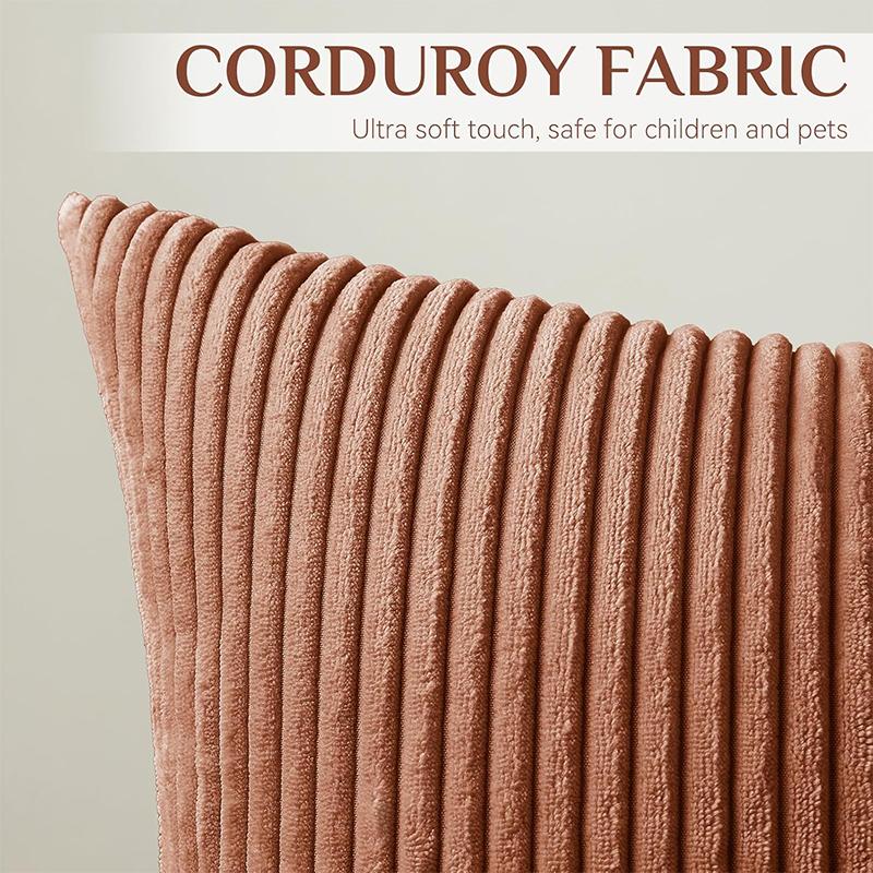 LMETJMA 2 шт. 45x45 см вельветовые полосатые наволочки мягкие декоративные наволочки наволочки наволочки JT410