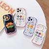 Cute Cartoon Pattern Cream Texture Casing Wavy Edge Soft Silicone Cover Phone Case for OPPO Reno Realme