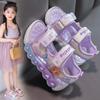 Solid Soft Bottom Princess Sandals for Girls Korean Style Summer Children's Casual Sandals