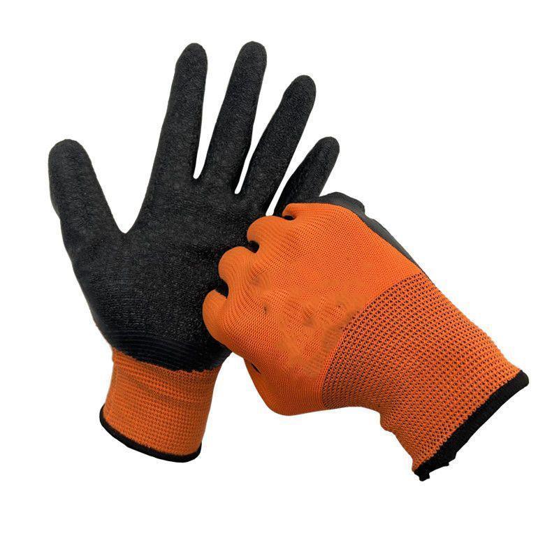 10pairs Anti Slip Wear-resistant Gloves for Industrial Work Nitrile Coated Palm Immersed Rubber Protection Gloves Breathable