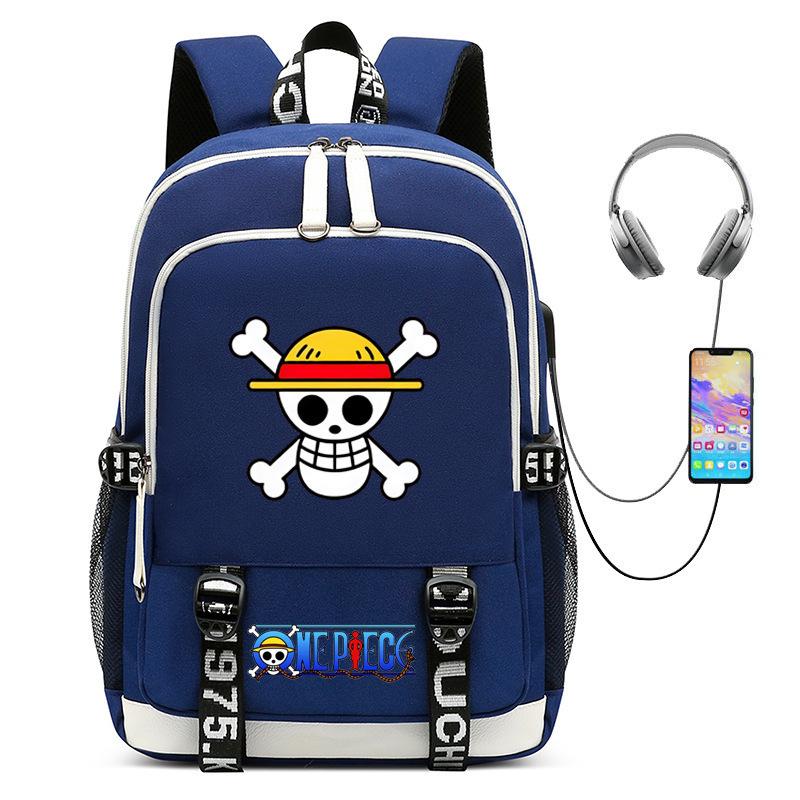 Рюкзак Riman ONE PIECE one piece, молодежный школьный рюкзак большой вместимости, USB-сумка для компьютера