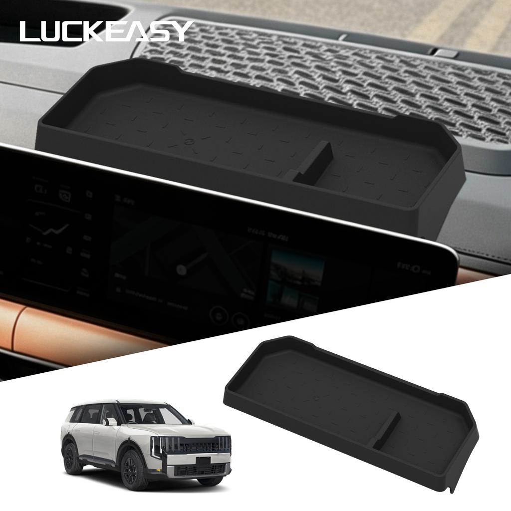 for Kia Telluride 2027 Central Control Screen Rear Storage Box Car Interior Accessories Dashboard Silicone Storage Case Tray