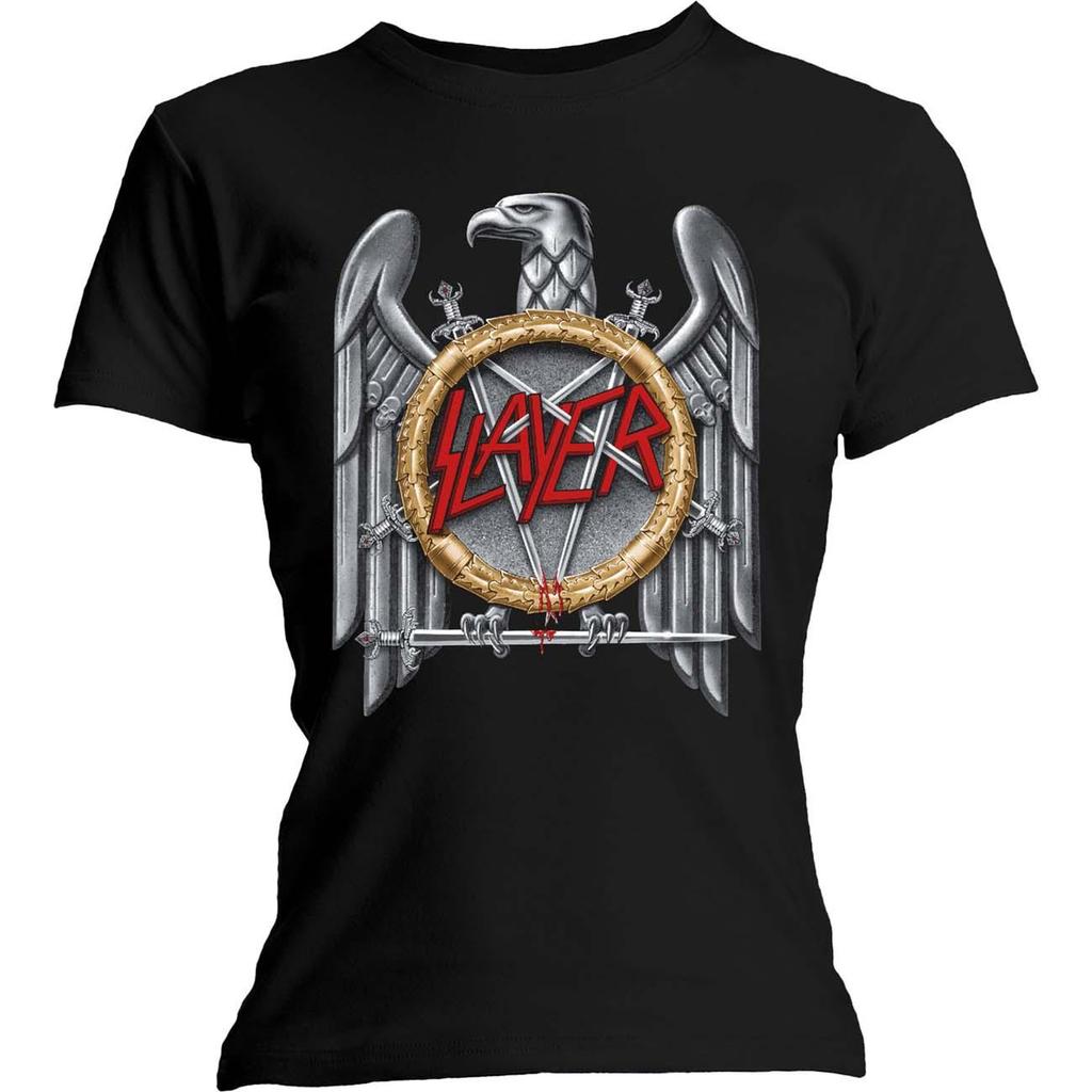 Футболка Slayer Womens/Ladies Silver Eagle