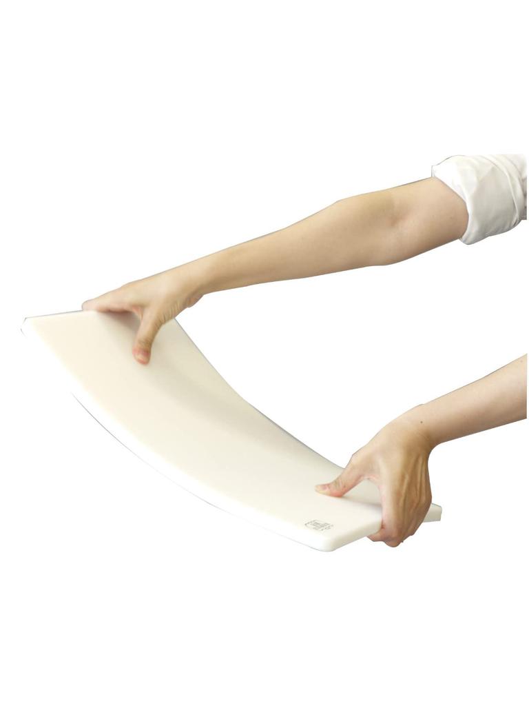 Эластомерная мягкая антибактериальная разделочная доска Sanyo Kasei, белая (большой) EKW-L