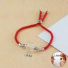 DIY Wishing Bottle Bracelet Multicolor Curve Cube Pendant Gift Vial Cord Bracelet
