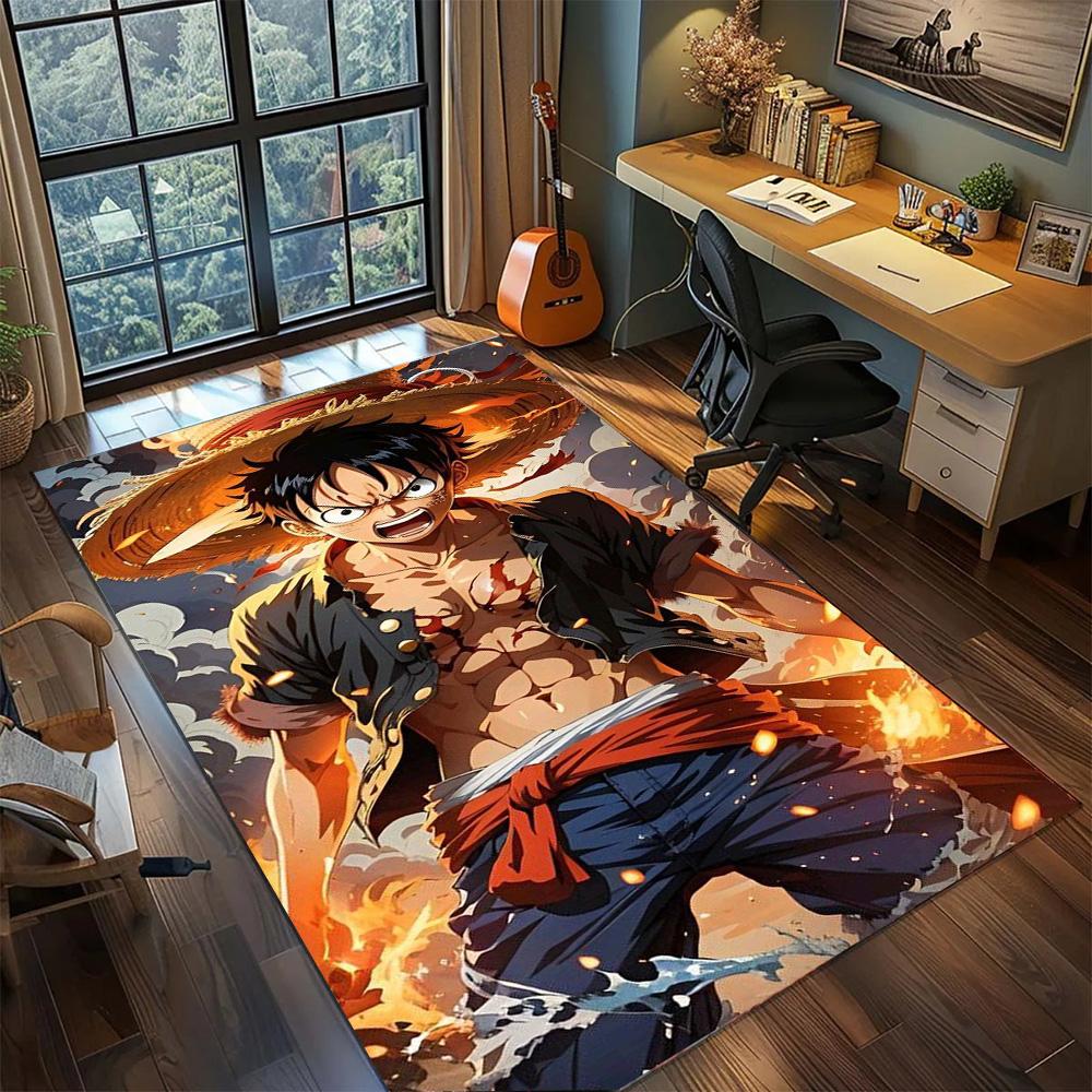 One Piece!Rug Carpet Large Area Rug Non Slip Washable Floor Mat Gamer Room Bedroom Home Decor