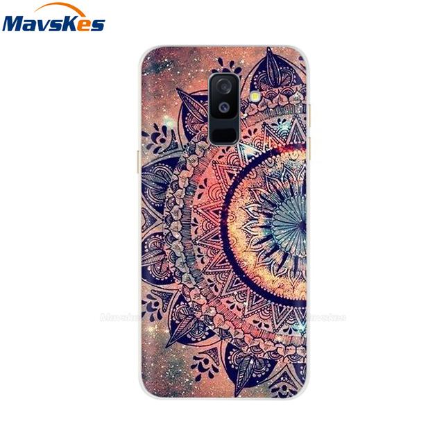 Силиконовый чехол для Samsung Galaxy A6, чехол для двух SIM-карт, Sm A600 A600f, чехол для Samsung A6 Plus A605 A605f, чехол