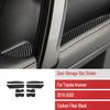 Carbon Fiber Interior Door storage slot Cover Mat For Toyota 4 Runner 2010-