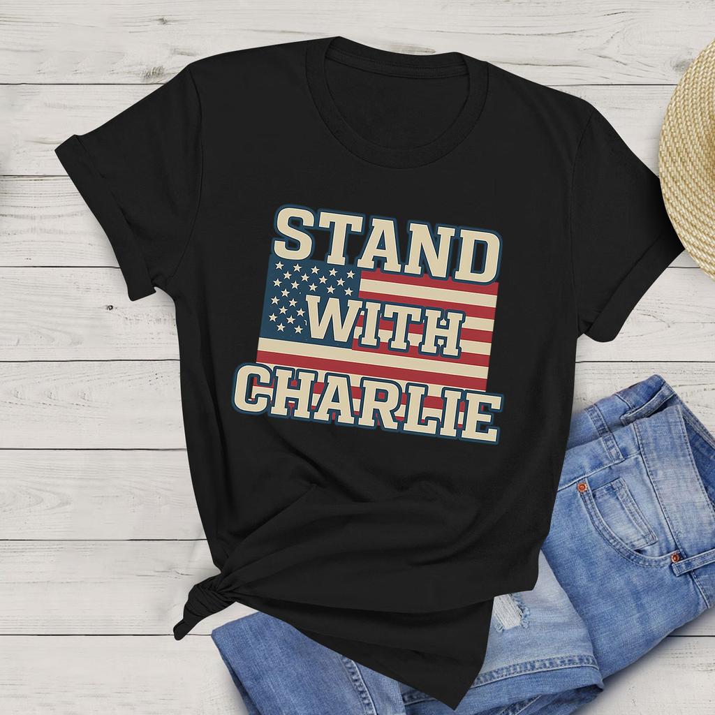 Women's Casual Printed T-Shirt Round Neck Pullover Short Sleeve Top