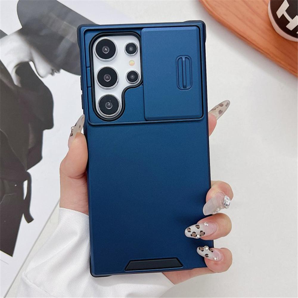 Slide Camera Lens Protection Case For For Samsung S26 S25 Ultra S24 S23 FE S22 S21 Note 20 Plus A56 A36 A16 A55 A15 Shockproof Cover