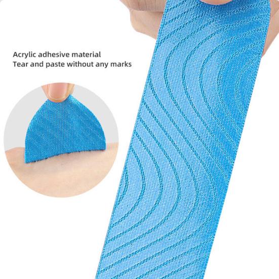 Кинезиологическая лента для колена, предварительно вырезанный тейп на колено, дышащая клейкая спортивная лента, эластичная спортивная лента, поддержка мышц для бега, пешего туризма, верховой езды