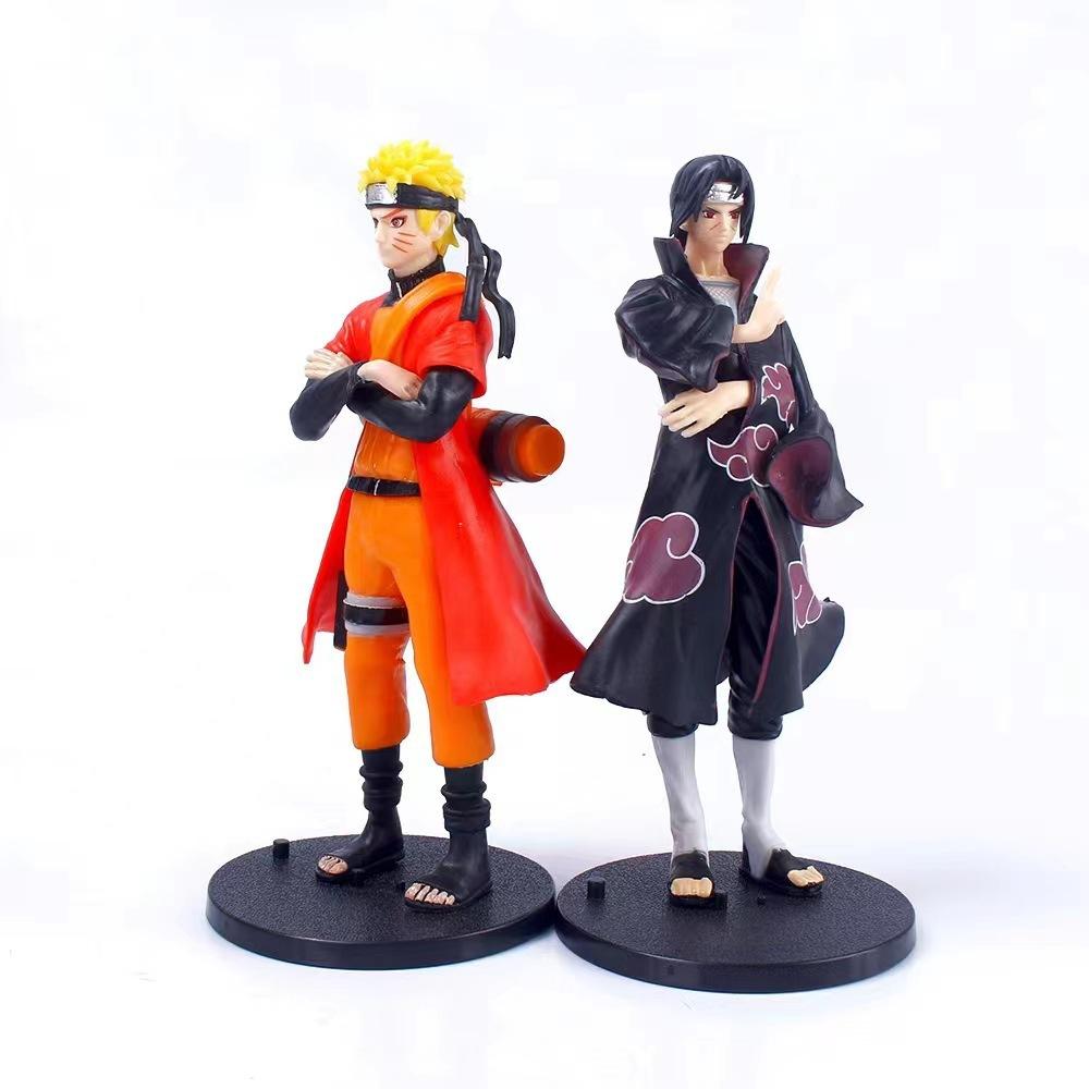 Anime Naruto Figure Uchiha Itachi Sasuke Kakashi Set PVC Action Figure Model Toy Gift Collection