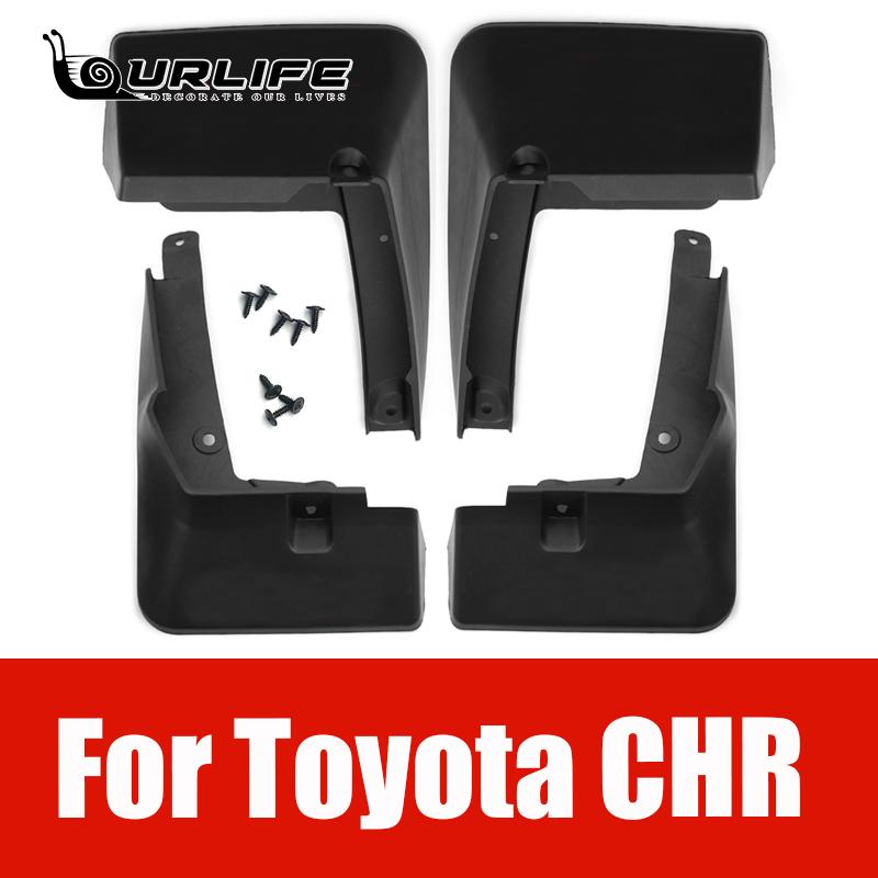Car Mud Flaps Fit For Toyota C-HR CHR 2016 2017 2018 2019 2020 2021 2022 2023 ABS Mudguard Splash Guard Fender Accessories