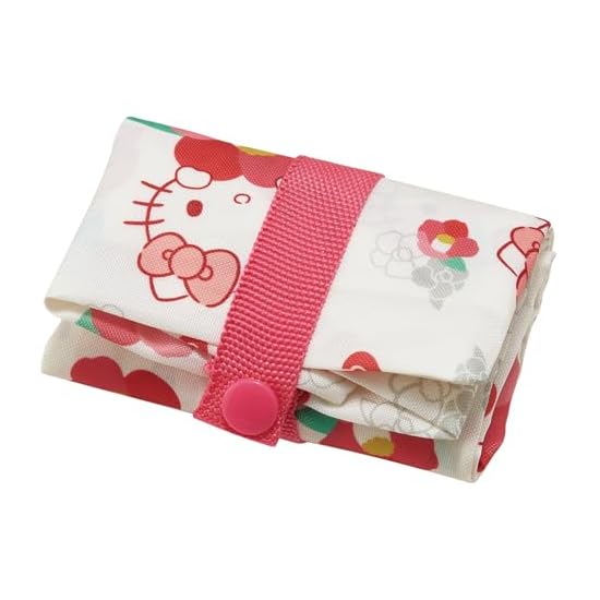 [Skater] Shopping Bag with Pouch Eco Bag Sanrio Hello Kitty Camellia KBS42P-A