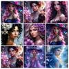 Disney 5D Алмазная мозаика Фэнтези Готический Цветочный Фея Украшение DIY Полная Алмазная Мозаика Инкрустация Набор для Вышивания Крестом Подарок