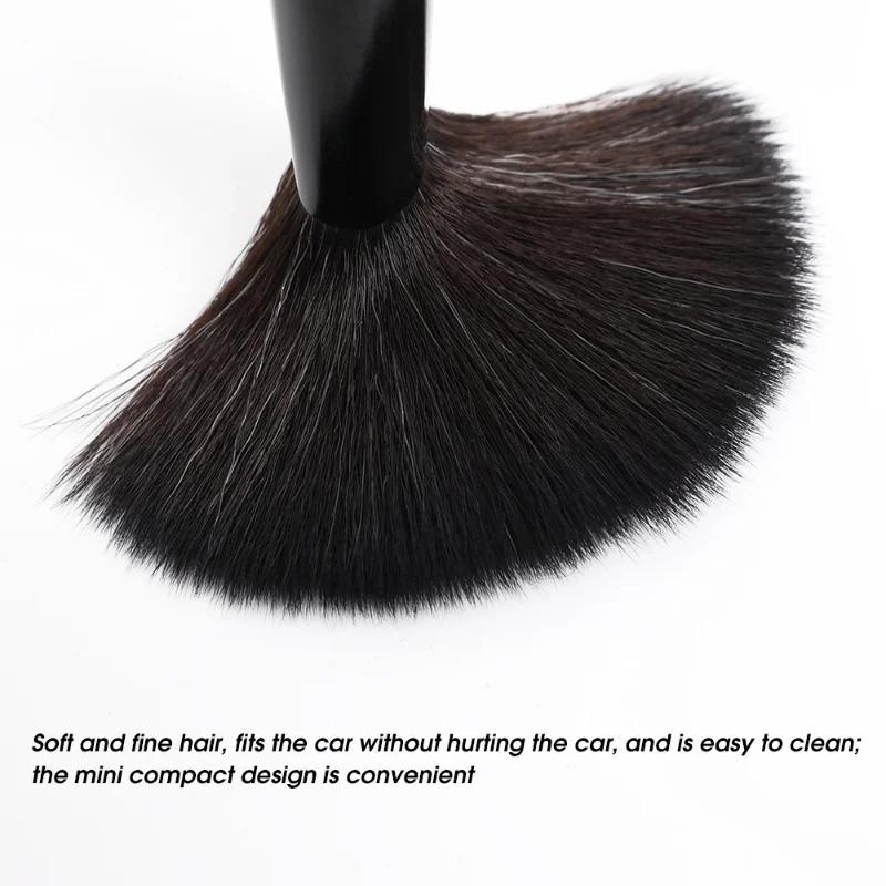 Автомобильные салонные ультрамягкие щетки для чистки приборной панели воздуховода щетка с мягкой щетиной портативная щетка для чистки деталей автоаксессуары