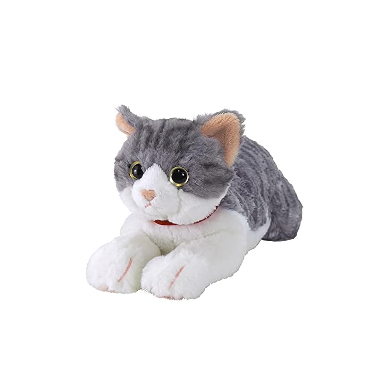 Sun Lemon Lap Cat Sabashiro Small 13 x 36 x 15cm Plush Animal Cute Cat P-7812