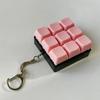 Relaxing DIY Keyboard Fidget Keychain Keys Button Keycap Clicker Toy Relief Stress Pass The Time Finger Keyboard Cap Adult